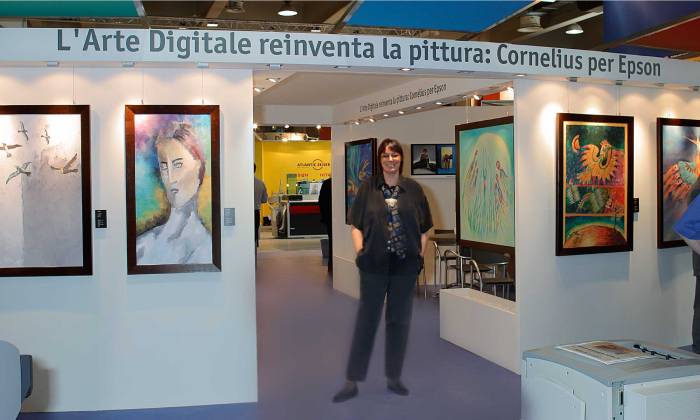 Cornelius for Epson - Digital art reinvents painting Exhibit
